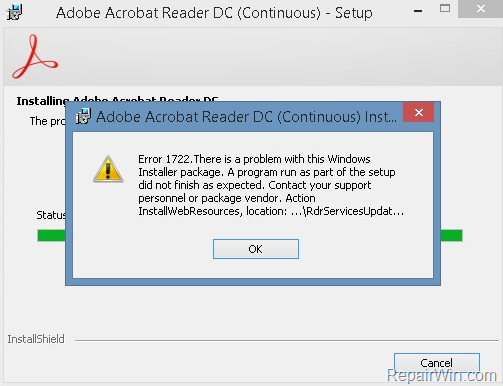 Adobe Reader Repair Windows 7